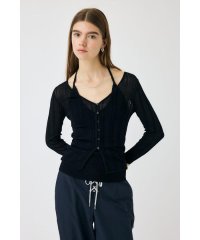 moussy/SHEER CABLE カーディガン/508287403