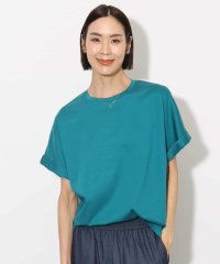 MICHEL KLEIN/[接触冷感]ロールアップスリーブカットソー/508288979