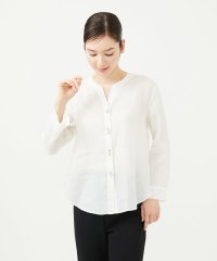 Sybilla/リネンローンボタンホール刺繍ブラウス/508288984