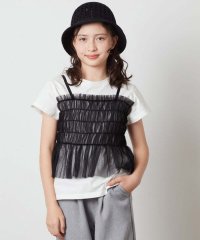a.v.v(KID'S)/[160]チュールキャミドッキングＴシャツ/508289004