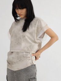 LASUD/ラシュッド LASUD タイダイ柄レイヤードPO/508289030