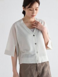 CLOVE/クローブ CLOVE Vネッククロップドカーディガン/508289038