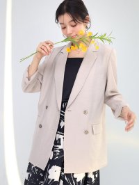 FENNEL/フェンネル FENNEL リネンライクテーラーカラービッグジャケット/508289054