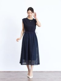 FENNEL/フェンネル FENNEL メッシュドッキングワンピース/508289055