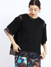 GRANDTABLE/グランターブル Grandtable スリットショルダーリバーシブルカットソー/508289057