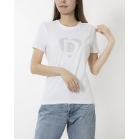 Desigual/デシグアル Desigual イマゴタイプ ラインストーン Tシャツ/505805537