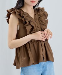 MAGASIN DE MODE Chou Chou/マガジンデモードシュシュ MAGASIN DE MODE Chou Chou ブロードフリルブラウス XNN/508274885