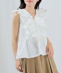 MAGASIN DE MODE Chou Chou/マガジンデモードシュシュ MAGASIN DE MODE Chou Chou ブロードフリルブラウス XNN/508274885