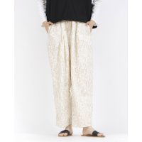 LAITERIE/レイトリー LAITERIE オーガニックフラワープリント 2WAY BOXタックパンツ/508276639