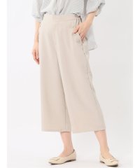 m.f.editorial/エムエフエディトリアル m.f.editorial 麻調合繊 ボタン付き クロップドパンツ(セットアップ可能)/508286116