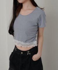 PAL OUTLET/【RAY CASSIN】BACKレースドロストTシャツ/508290505