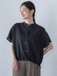 LAUTREAMONT/ロートレアモン LAUTREAMONT シアードロストフレンチスリーブシャツ≪洗濯機で洗える≫/508290757