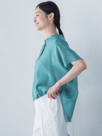 LAUTREAMONT/ロートレアモン LAUTREAMONT シアードロストフレンチスリーブシャツ≪洗濯機で洗える≫/508290757