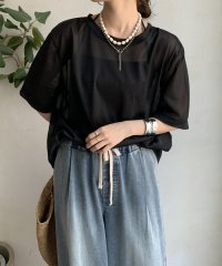 PAL OUTLET/【DouDou】トリコットオーガンジーTEE/508290760