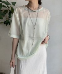 PAL OUTLET/【DouDou】トリコットオーガンジーTEE/508290760