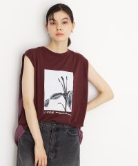 THE SHOP TK/布帛切替フォトTシャツ【洗える】/508290774