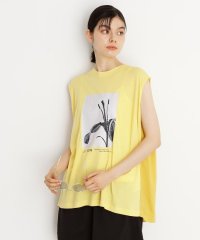 THE SHOP TK/布帛切替フォトTシャツ【洗える】/508290774