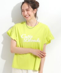 SHOO・LA・RUE Cutie Blonde/キューティーブロンド Cutie Blonde 【SHOO ICE/汗染み軽減/UVカット】フリルTシャツ/508290775