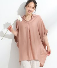 SHOO・LA・RUE/【ひんやり/洗える/S－LL】すっきりきれいに体型カバー コクーンシルエットワンピース/508290785