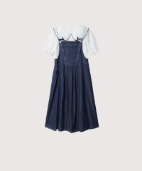 LA POMME petit/ラポミ プチ LA POMME petit Bow Shirt Denim One Piece Set Up/508290859