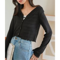 KOBE LETTUCE/コウベレタス KOBE LETTUCE シアーカットソーカーディガン [C7479]/508290924