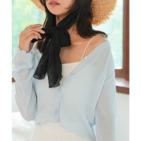 KOBE LETTUCE/コウベレタス KOBE LETTUCE シアーカットソーカーディガン [C7479]/508290924