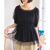 KOBE LETTUCE/コウベレタス KOBE LETTUCE 2wayオフショルチュールブラウス [C7578]/508290930
