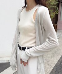 KOBE LETTUCE/コウベレタス KOBE LETTUCE [ M L XL 接触冷感 ] ベーシックシアーニットカーディガン【Vネック】 [N1189]/508290941