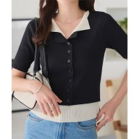 KOBE LETTUCE/コウベレタス KOBE LETTUCE フェイクレイヤードニットプルオーバー [N1198]/508290943