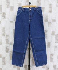 Carhartt/カーハート Carhartt WIP リラックスストレート ストーンウォッシュ ワーク デニムパンツ シンプルパンツ Simple Pant WIP I0229/508290978