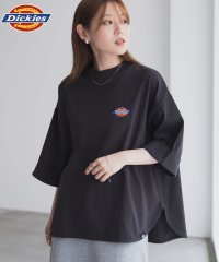 Dickies/ディッキーズ Dickies 刺繍6分袖ロールアップTシャツ/508291003