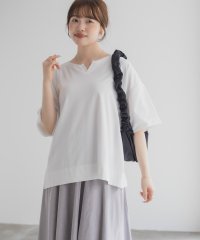 MAC HOUSE/マックハウス Mac－House nAvy エブリーT 汗じみ軽減 キーネックTシャツ/508291004
