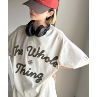 Classical Elf/クラシカルエルフ Classical Elf 《JaVaジャバコラボ》“トレンドを纏う”コード刺繍ロゴ半袖Tシャツ(オーバーサイズ)/508291092