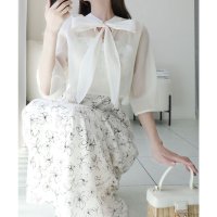 Classical Elf/クラシカルエルフ Classical Elf 【mily bilet】映えガーリー。前後2WAY花柄シアーボレロセットアップキャミワンピース/508291097