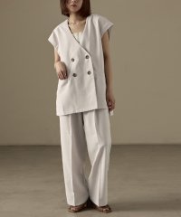 Fashion Letter/ファッションレター Fashion Letter SET UP可能 フレンチスリーブ ビンテージワッシャー サマージャケット/508291105