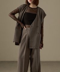 Fashion Letter/ファッションレター Fashion Letter SET UP可能 フレンチスリーブ ビンテージワッシャー サマージャケット/508291105