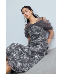 niana/ニアナ niana オフショルダースパンコール刺繍レースドレス 結婚式 成人式 二次会 同窓会 入学式 卒業式 パーティードレス オケージョンドレス お呼ばれワ/508291111