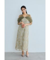 niana/ニアナ niana オフショルダースパンコール刺繍レースドレス 結婚式 成人式 二次会 同窓会 入学式 卒業式 パーティードレス オケージョンドレス お呼ばれワ/508291111