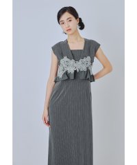 niana/ニアナ niana ピンストライプスリーブレスビスチェドレス 2点セット パーティードレス オケージョンドレス 結婚式 二次会 同窓会 成人式 お呼ばれ/508291114
