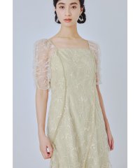 niana/ニアナ niana フラワーウェーブパイピングドレス パーティードレス オケージョンドレス 結婚式 二次会 同窓会 成人式 お呼ばれワンピース/508291117