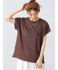 Lugnoncure/【接触冷感】フロントロゴフレンチスリーブTシャツ/508291121