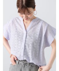 Lugnoncure/シフリー刺繍前開きブラウス/508291126