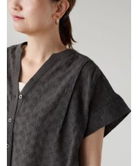 Lugnoncure/シフリー刺繍前開きブラウス/508291126