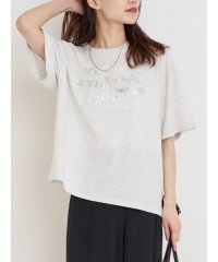 Re-J＆SUPURE/箔ロゴプリントTシャツ/508291177