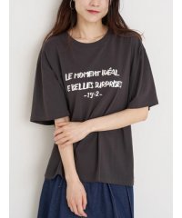 Re-J＆SUPURE/箔ロゴプリントTシャツ/508291177