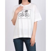 BRODIAEA/ブローディア BRODIAEA 自転車刺繍半袖Tシャツ【日本製】/508291203