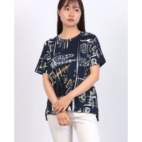 BRODIAEA/ブローディア BRODIAEA 総柄半袖Tシャツ【日本製】/508291207