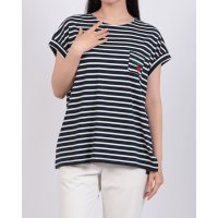 EGLANTINE/エグランティーヌ EGLANTINE ハート刺繍ポケット フレンチスリーブカットソー/508291212