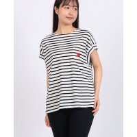 EGLANTINE/エグランティーヌ EGLANTINE ハート刺繍ポケット フレンチスリーブカットソー/508291212