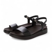 ecco/エコー ECCO ECCO フロート 本革 レディース フラット ストラップ サンダル EU35/508291217